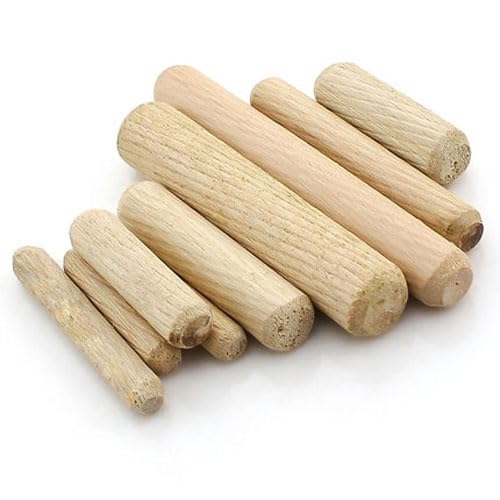 Generic 20pcs M10 Wooden Needle Bolt Round raft Cork Twill Wood pin Nails Wedge Wooden Shaft Connector 30mm-80mm Length - (Dimensions: M10x80mm)