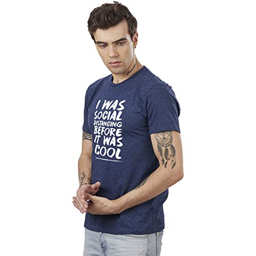 Image of Free Authority Printed Regular Fit Cotton Men's T-Shirt