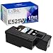 LxTeK Compatible Toner Cartridge Replacement for Dell E525DW E525 525 (1 Black) for Dell E525W Color Laser Printer