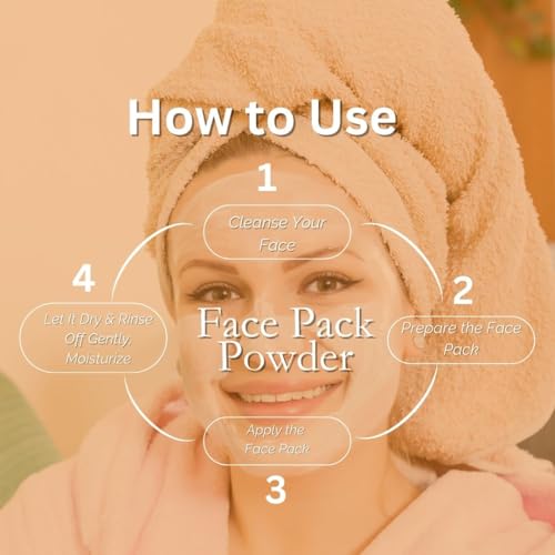 Image of Khadi Orange Face Pack Powder 100g | For Dead Skin Cells, Acne & Breakouts | Rich in Vitamin C | Skin Brightening | Pure, Natural & Ayurvedic | Removes Impurities | Face Pack for Men & Women