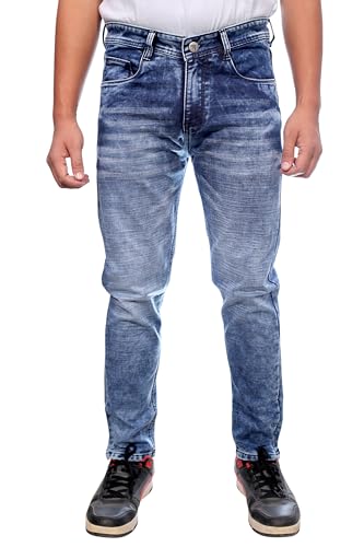 Image of HENRY CASTLE & CO Men's Regular Fit Stretchable Jeans | Classic Everyday Style | Premium Denim Material | Blue1
