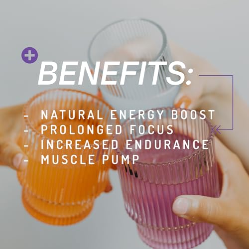 Image of Pre-Workout Powder, All Natural Pre Workout for Energy, Pump, Endurance & Strength, with Caffeine (Rainbow Snowcone)