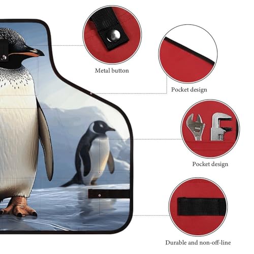 Delantal de trabajo Penguin con bolsillos ajustables miniatura 3