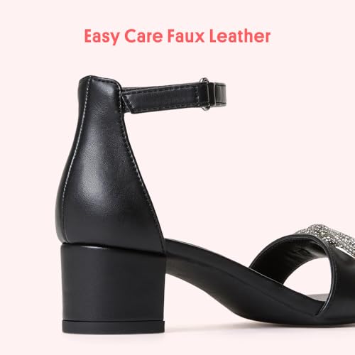 Image of FabKids Girls Braided Open Toe Ankle Strap Flat Lightly Padded Sandals Summer Holiday Party Dress Shoes for Toddler Little Kid Big Kid