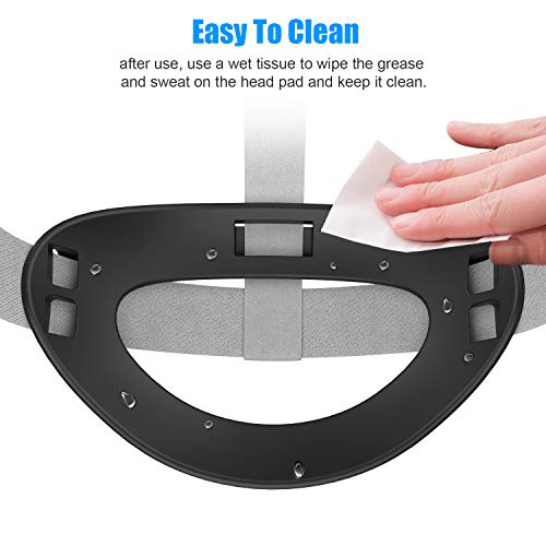 AMVR Head Back Padding,Gravity Pressure Balance Cushion Comfortable Soft TPU Pad Accessories for Meta Quest 2 Headset… - Image 7