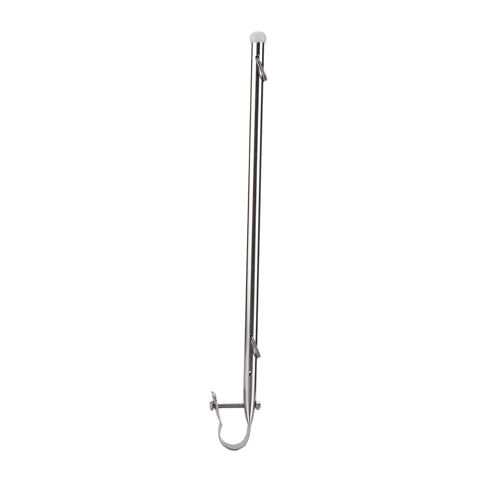 Porta bandiera, bastone bandiera barca bastone bandiera bandiera 40 cm/15.7in raccordi hardware ferroviario in acciaio inox per navi yacht