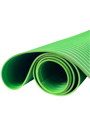 作業台用静電気防止マット、 静電気防止デスクマット 高電圧絶縁ゴムマット 0.6x100-300cm マルチカラー(Green,100x0.6x250cm)