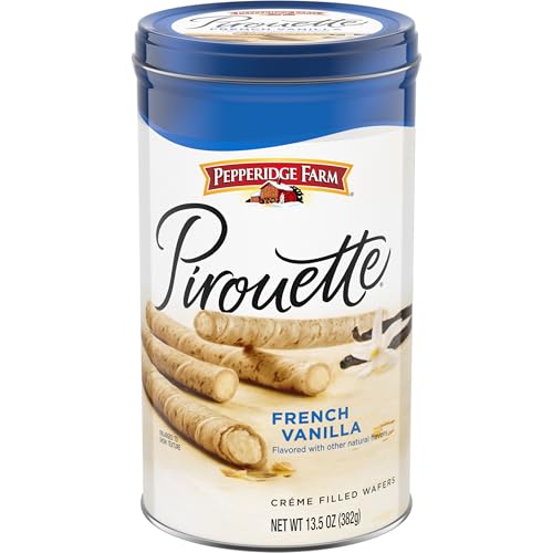Pepperidge Farm Pirouette Cookies, French Vanilla Flavored Crème Filled Wafers,