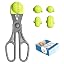 La Croquetera Pack Pistache – Pelle Multifonction + 4 Moules Interchangeables + 20 Plateaux Conservation – Fabriqué Et Breveté En Espagne