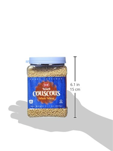 Lior Israeli Pearl Couscous | Whole Wheat | Toasted Pasta | Non-Gmo | Vegan | Kosher | Jar | 21.1 Oz - Thumbnail 3