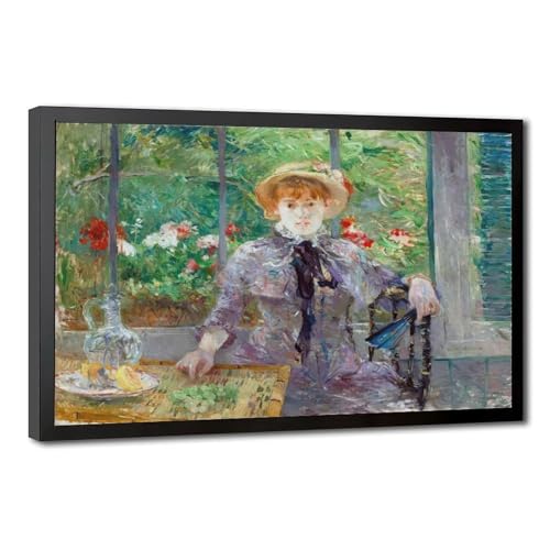 Après Le Déjeuner Berthe Morisot poster impression sur toile décoration murale cadre suspendu