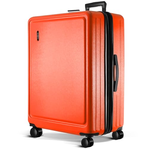 Image of 28 Inch Luggage with Spinner Wheels, Hard Shell Suitcase with TSA Locks for Luggage, Travel Large Suitcase, Expandable Hard Shell Suitcases, Orange