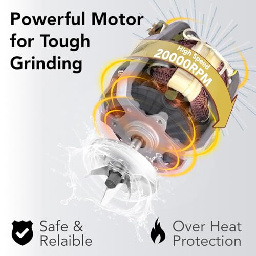 Cello Hercules Mixer Grinder 750W, Black- 2 Year Warranty (Wet Jar with Lid- 1.2 L; Dry Jar with Lid- 1L; Chutney Jar with Lid- 500ml; Juicer Jar Capacity- 1500ml; Spatula) - Image 6