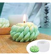 THCHZL Candle Molds for Candle Making Santa Ana Flower, Funny DIY Candle Making Silicone Resin Mo...