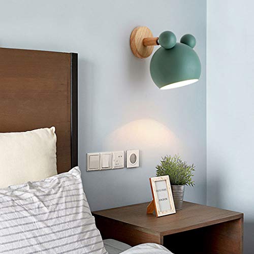 Lámpara de pared interior E27 regulable para pasillo y cabecera 6