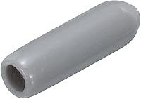 Vista 71 de uxcell 200 tapas de goma de 0.051 in (1/16") de vinilo redondo de vinilo para pernos de tubo, protectores de rosca de tornillo, color negro