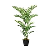 MISC 55 in. Palm Tree Silk Plant