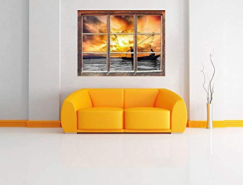 KAIASH 3D Adesivo murale Mobile Pescatore Pesca