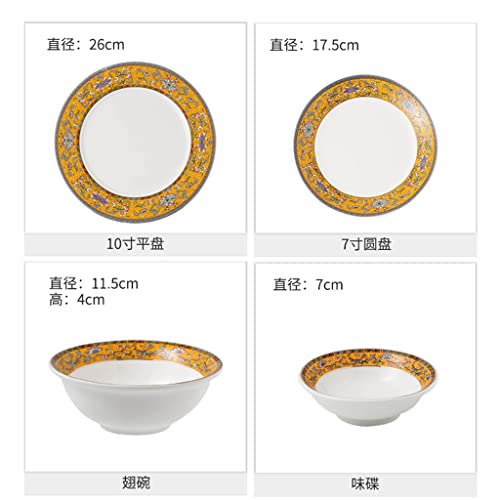 Ensemble de vaisselle complète avec assiette et porte-couverts pour table - 3