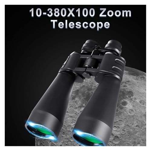 Binoculares compactos con zoom 10-380x100 para caza miniatura 2