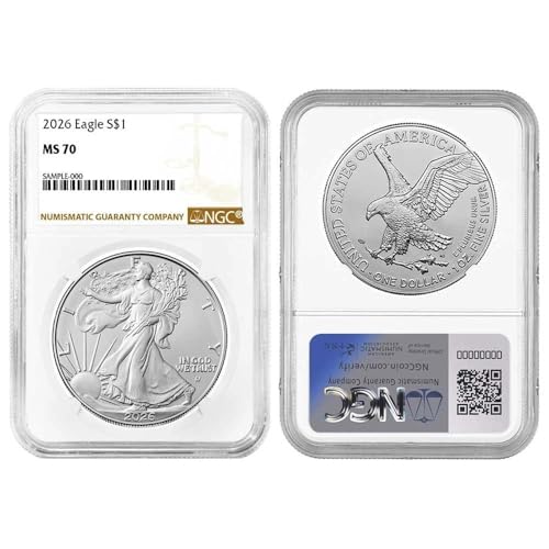 2026 $1 American Silver Eagle NGC MS70 Brown Label Legal Tender image 2