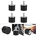4PCS Premium Rubber Vibration Isolators Heavy Duty Anti Shock Mounts for Industrial Machinery Automotive Equipment Generators VE40 Series with M8 M10 Threads (VE40*30 M10*25)
