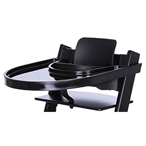 PlayTray Tafel, geschikt voor de Tripp Trapp hoge stoel, zwart