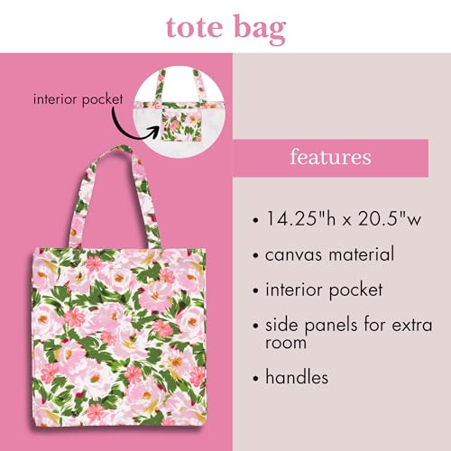 Bolso tote de lona para mujer miniatura 5