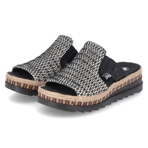 Rieker V7953 Mules Femme pour soulager les pieds sensibles tout l'été