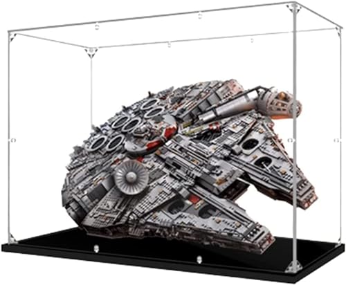 Vitrina Acrílico Compatible con Lego 75192 Millennium Falcon Building Kit, Vitrina Protección Prueba Polvo, Regalo para Modelo, Caja Presentación Transparente (Solo Vitrina) B,3mm Vitrina Acrílico Compatible con Lego 75192 Millennium Falcon Building Kit, Vitrina Protección Prueba Polvo, Regalo para Modelo, Caja Presentación Transparente (Solo Vitrina) B,3mm