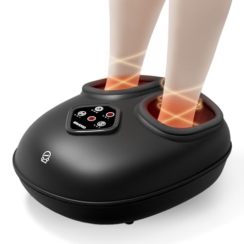 Image of COMFIER Foot Massager with Heat & Compression, Deep Kneading & Rolling Massage for Tired Feet, Fits Up to Size 14, Adjustable Intensity, Spa-Like Relaxation Gift for Mom, Mothers Day