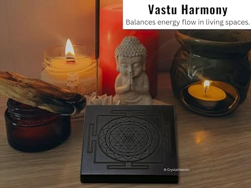 Image of Karungali Plate for Pooja (Shree Yantra)