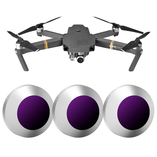 Amazon | DJI Mavic Pro NDフィルター,高透過率 光量調節可能 3点