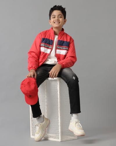 Image of Under Fourteen Only - Trendy Boys Jacket for Winter | Stylish & Warm Outerwear for Kids | Full & Half Sleeve, Casual Wear | Comfortable Daily Wear for School, Travel, Outdoor & Sports