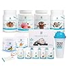 Yes You Can! All-in-One Kit with Meal Replacement Shakes, Aloe Vera Drink Mix, Fiber Shake Mixer, Protein Snacks, Supplements – Complete Wellness Kit