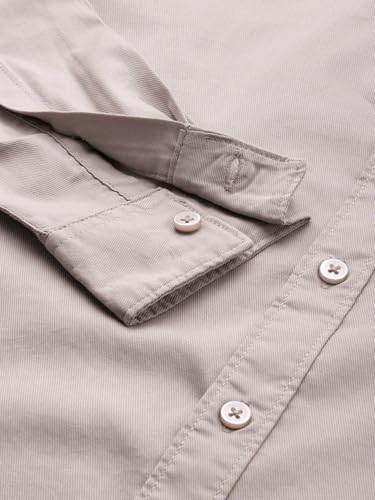 Image of The Indian Garage Co Men Slim Fit Solid Full Sleeves Spread Collar Casual Shirt