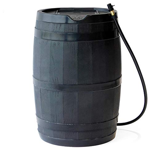 Fcmp Outdoor Rc45 Rain Barrel, Black #TOP4
