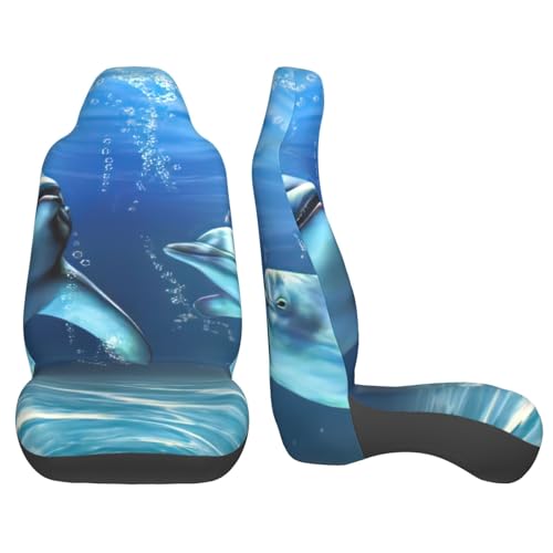 Housses de siège de voiture dauphin faciles à installer - 3