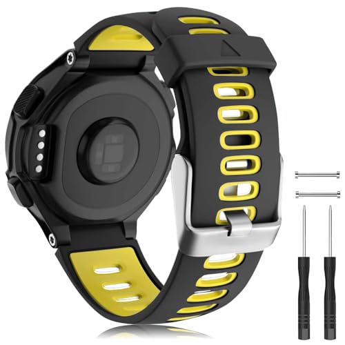 YASPARK Correa Forerunner 735XT, Pulsera de Deportivos de Silicona de Reloj Correa para Forerunner 235/Forerunner 235 Lite/Forerunner 230/220/Forerunner 620/Forerunner 630/Approach S20/S2/S6