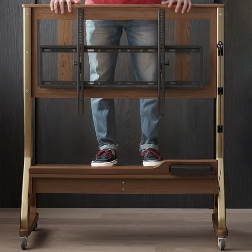 Soporte móvil para TV ajustable con ruedas miniatura 5