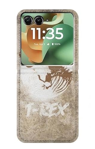 T-Rex Jurassic Fossil Flip Hülle Tasche Klappetui für Motorola Razr 60, Razr 2025