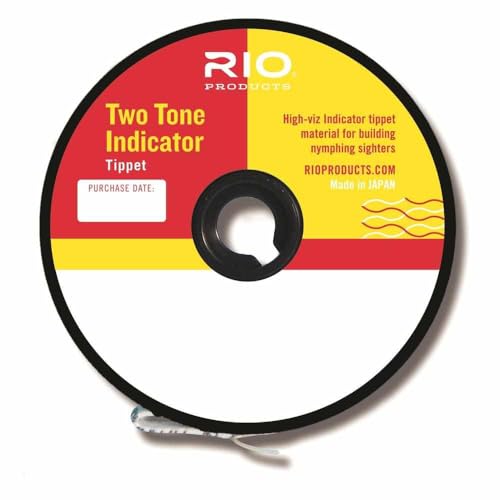 Rio Fly Fishing Tippet 2-Tone Indicator Tippet 3X Fishing Tackle Clear