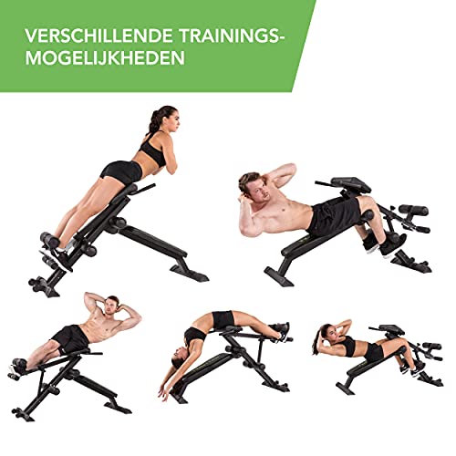 Tunturi CT80 Rugtrainer & buiktrainer/bank/core-trainer/hyperextension - inklapbaar, voor thuis - Image 4