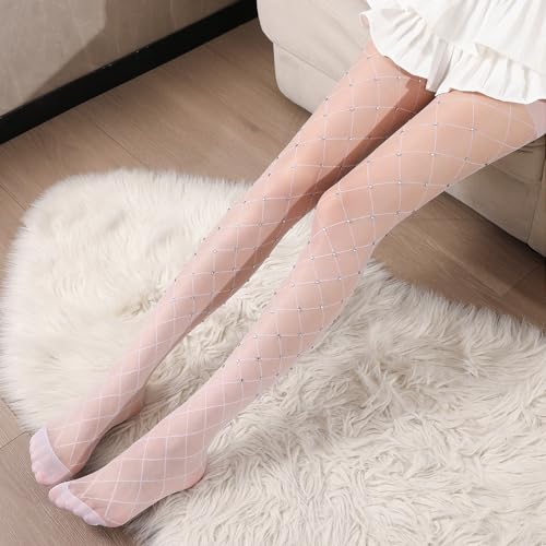 Image of Sahabowi Women Tights, Sheer High Waist Pantyhose, Vintage Control Top Stockings, Siwa6