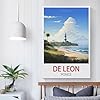 LOSNABO De Leon Ponce Vintage Travel Posters 08x12inch(20x30cm) Canvas Wall Poster And Art Picture Print Modern Home Bedroom Decor #4