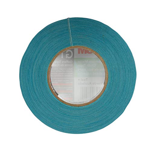 Image of 3M Premium Matte Cloth Gaffers Tape GT1, 1 inch x 164 ft (24 mm x 50 m), 11 mil, Teal