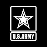 US Army Patch Symbol Star Logo NOK Decal Vinyl Sticker |Cars Trucks Laptop|White|5.3 x 4.0 in|NOK1307