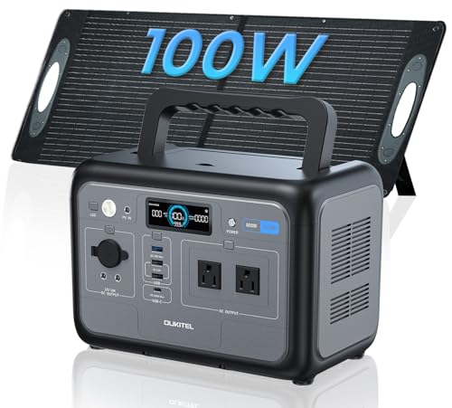 Amazon.co.jp: OUKITEL ポータブル電源 800W/512Wh と100W ソーラー