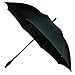 LifeTek New Yorker 54 Inch Automatic Open Extra Large Full Size Golf Umbrella with Windproof Frame 210T Microfiber Fabric with Teflon Rain Repellant Technology Black