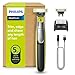 PHILIPS OneBlade 360 Face - elektrischer Rasierer & Trimmer, 2x 360 Klingen, verstellbarer 5-in-1-Trimmaufsatz, Nass- & Trockenrasur, Akku-USB, fürs Gesicht (QP2734/30)